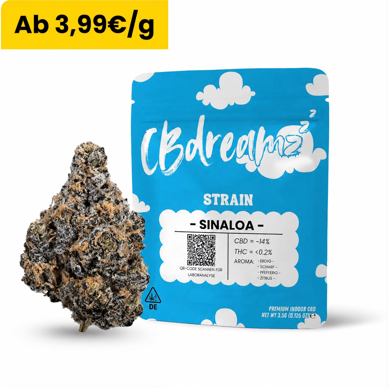 Sinaloa CBD Blüte