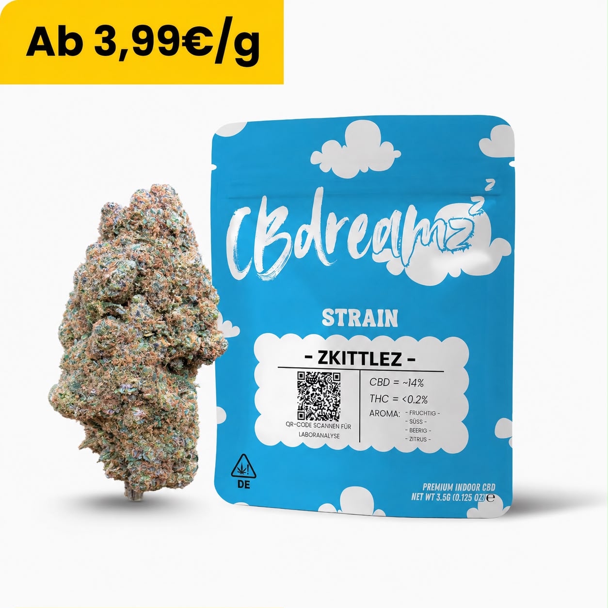 Zkittlez CBD Blüte